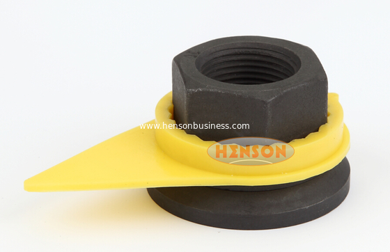 22mm Wheel nut indicator HBY22 WHEEL CHECK YELLOW